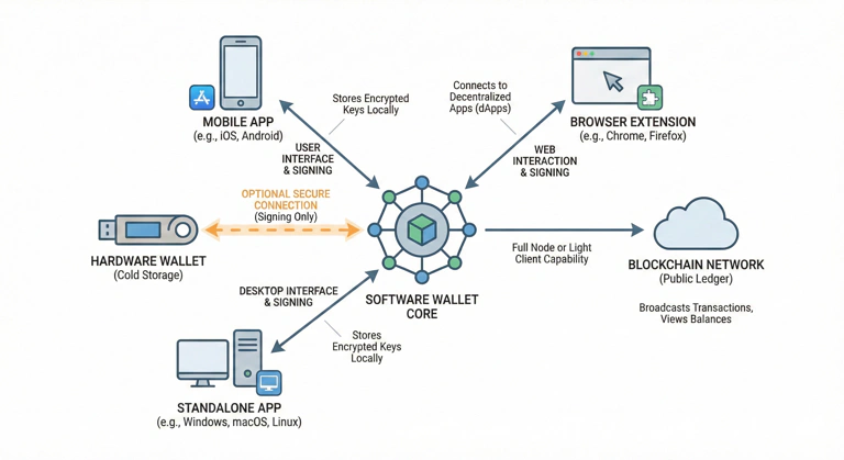 What is a Software Wallet? Managing Your Crypto Pocket Money